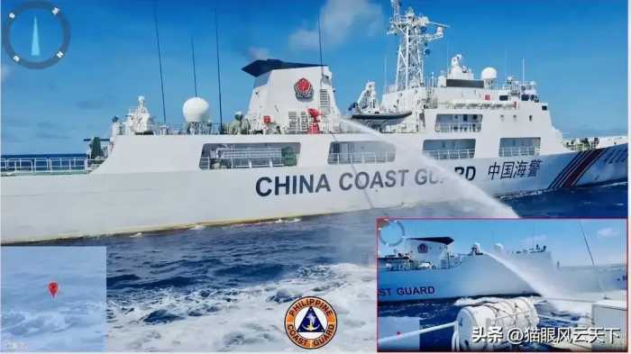 中国海警遇到新难题！菲律宾昨飞机空投仁爱礁，打，还是不打？