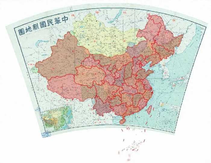 三版民国地图疆域比较，感叹地图扩疆的无奈，幸而当今中国强大